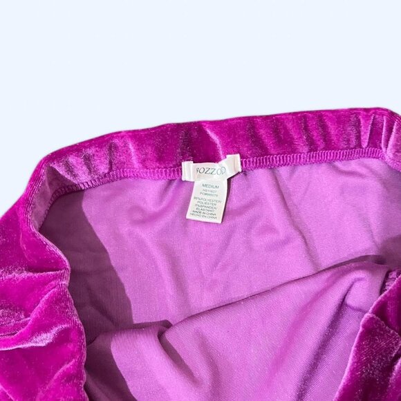 Bozzolo velvet mini skirt size medium - Picture 2 of 2